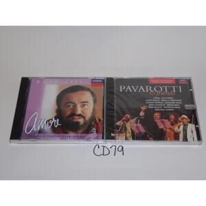 Lot 2 Pavarotti & Friends Amore Italian CD -0717CD79
